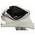 Sac Saddle Dior en toile CD Diamond et cuir de veau Gris Marron - vue 4