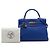 Hermès Blue Togo Kelly II Retourne 32 - vista 7