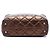 Borsa Chanel Reissue 2.55 in pelle di vitello invecchiata metallizzata matelassé marrone Bronzo - vista 3