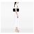 Chanel Black Jumbo Patent Embossed Lucky Symbols Flap Nero - vista 6