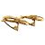Orecchini a clip Chanel Gold CC placcati oro a goccia D'oro - vista 5