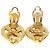 Orecchini a clip Chanel Gold CC placcati oro a goccia D'oro - vista 7
