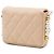 Portacarte con catena Chanel Beige Quilted Lambskin About Pearls - vista 2