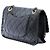Chanel Black Medium Quilted Iridescent Calfskin Happy Stitch Flap Negro - vista 2