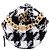 Chanel Clutch 19 Round de Tweed Blanco con Cadena y Monedero Crudo
