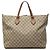 Gucci Beige Medium GG Supreme Convertible Soft Tote