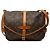 Louis Vuitton Brown Monogram Saumur 25 Marron