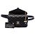 Borsa cintura con patta chic e catena Chanel in vitello trapuntato nero - vista 7
