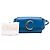 C Belt Bag Bolsa de cintura C em couro de bezerro e camurça azul Chloé - vista 7
