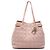 Bolso Dior Panarea Large de lona recubierta Cannage Rosa