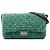 Chanel Green Jumbo Quilted Tweed Reissue 2.55 Easy Messenger Flap Grün