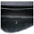 Clutch de aba Chanel Black CC acolchoada em verniz estriado com corrente Preto - vista 4