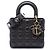 Dior Black Small Lambskin Cannage My ABCDior Lady Dior Schwarz