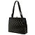 Borsa a tracolla Chanel Black CC Quilted Lambskin Kiss Lock Frame Nero - vista 2