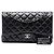 Chanel Black Jumbo Classic Lambskin Double Flap Nero - vista 7