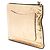 Clutch Chanel Je Ne Suis Pas En Solde in nappa metallizzata oro - vista 2