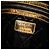 Clutch Chanel Je Ne Suis Pas En Solde in nappa metallizzata oro - vista 5