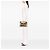 Clutch Chanel Je Ne Suis Pas En Solde in nappa metallizzata oro - vista 6
