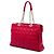 Dior Red Large Lambskin Cannage Soft Zipped Lady Dior Shopping Tote - Ansicht 2
