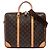 Maletín Cupertino Monogram Marrón Louis Vuitton Castaño