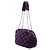 Bolso de hombro Chanel Bubble de nailon acolchado morado Púrpura - vista 2