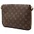 Louis Vuitton Brown Monogram Musette Tango Short Strap Castaño - vista 2
