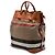 Bolsa Satchel Burberry em lona Mega Check marrom e couro - vista 2