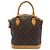 Louis Vuitton Brown Monogram Lockit PM Braun