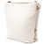 Borsa Chanel En Vogue Rope Satchel in vitello stropicciato bianco Crudo - vista 2