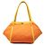 Hermès Lindy Strandtasche aus orangefarbenem Canvas