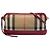 Borsa Satchel Convertibile Derby Abingdon Burberry in Tela House Check Marrone