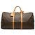 Louis Vuitton Brown Monogram Keepall 60 Marrone