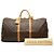 Louis Vuitton Brown Monogram Keepall 60 Marrone - vista 9