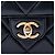 Chanel Mini Square Quilted Lambskin Bijoux Logo Chain Flap Schwarz - Ansicht 5