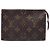 Necessaire Louis Vuitton Brown Monogram 15 Marrom