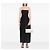 Jacquemus Le Bambino Long en cuir de veau blanc - vue 6