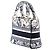 Dior White Mini Embroidered Canvas Toile De Jouy Lady D Lite Blanc Écru - vue 2