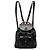 Bamboo Mochila Mini Gucci em couro de bezerro preto com cordão e bambu