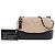 Clutch Gabrielle con doppia zip e catena Chanel in vitello invecchiato bicolore beige - vista 7