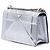 Dior Silver Medium Metallic Patent Microcannage Diorama Flap Argenté - vue 2