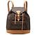 Louis Vuitton Brown Monogram Montsouris MM Castaño