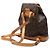 Louis Vuitton Brown Monogram Montsouris MM Castaño - vista 2