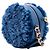 Chanel Blue Shearling 19 Round Clutch with Chain Azul - vista 2