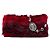 Borsa a tracolla Miu Miu in eco-pelliccia rossa con cristalli Rosso