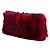 Borsa a tracolla Miu Miu in eco-pelliccia rossa con cristalli Rosso - vista 2