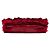 Borsa a tracolla Miu Miu in eco-pelliccia rossa con cristalli Rosso - vista 3