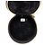 Étui à bijoux rond de voyage Chanel en cuir Caviar noir - vue 4