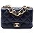 Chanel Blue Small Quilted Lambskin Funky Town Flap Azul Azul marinho
