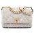 Chanel Brown Medium Tweed 19 Flap Marrom Bege