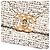 Chanel Brown Medium Tweed 19 Flap Marrom Bege - vista 5